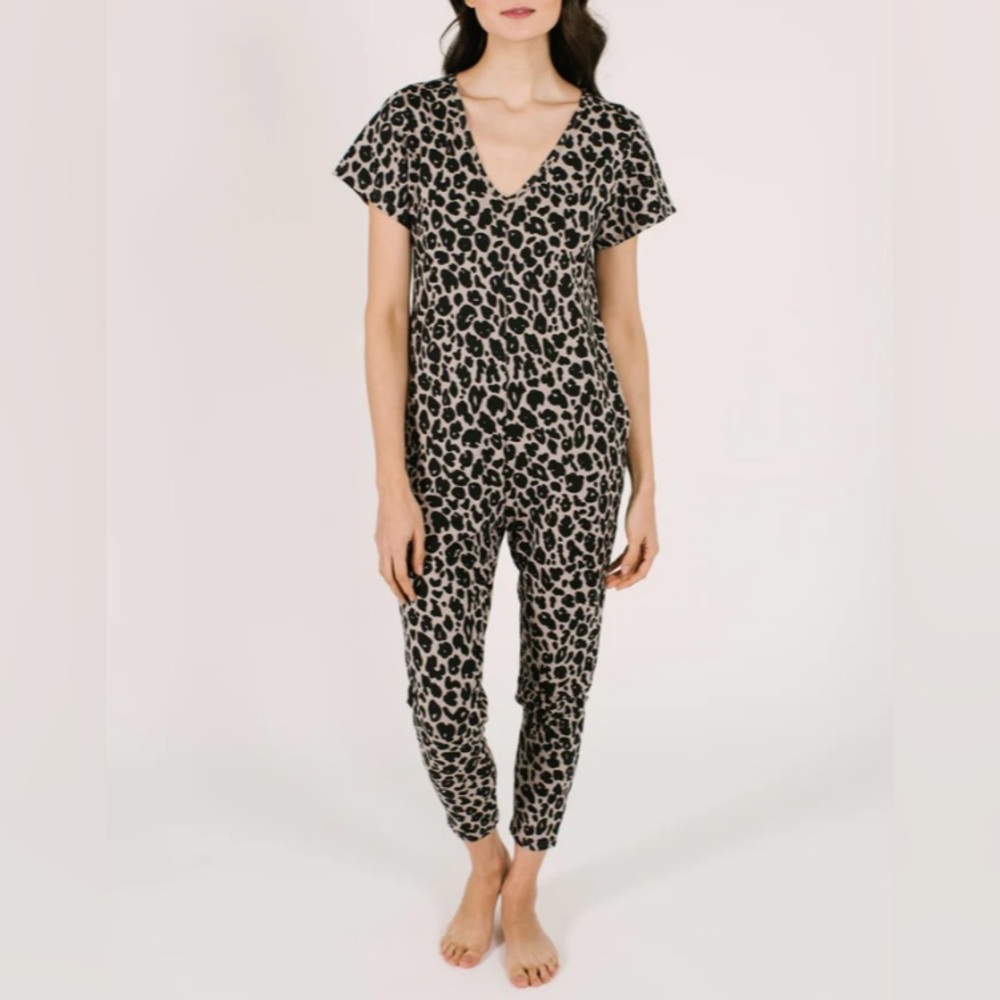 Smash + Tess Sunday Romper in Lexi Leopard - Size XXL